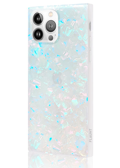 Opal Shell Square iPhone Case #iPhone 13 Pro Max