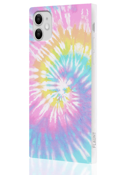 Pastel Tie Dye Square Phone Case #iPhone 11