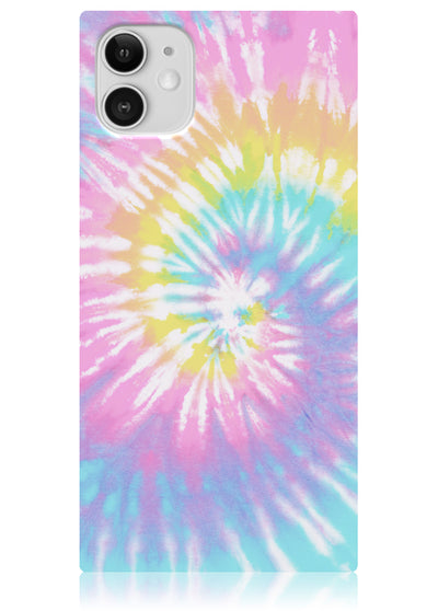 Pastel Tie Dye Square iPhone Case #iPhone 11