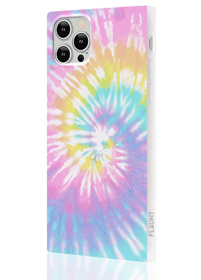Pastel Tie Dye Square Phone Case #iPhone 12 Pro Max