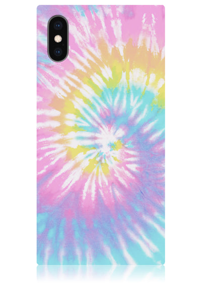 Pastel Tie Dye Square iPhone Case #iPhone X / iPhone XS