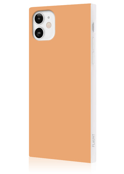 Peach Square iPhone Case #iPhone 12 Mini