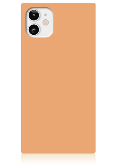 Peach Square iPhone Case #iPhone 12 Mini
