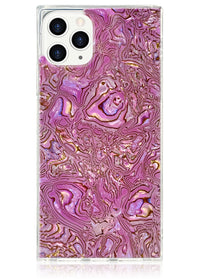 ["Pink", "Abalone", "Shell", "Square", "iPhone", "Case", "#iPhone", "11", "Pro"]