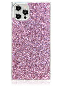 ["Pink", "Glitter", "Square", "iPhone", "Case", "#iPhone", "12", "Pro", "Max"]