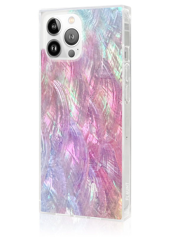 Pink Mother of Pearl SQUARE® iPhone Case | FLAUNT