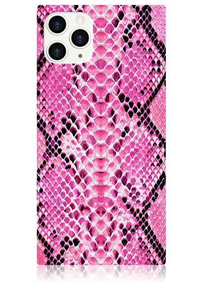 Pink Python Square iPhone Case #iPhone 11 Pro