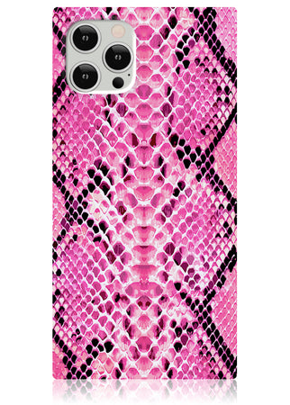【FLAUNT】日本未入荷！スクエアiPHONEケース ピンクシェル★ FLAUNT】日本未入荷！スクエアiPHONEケース ピンクシェル