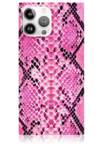 Pink Python Square iPhone Case #iPhone 13 Pro