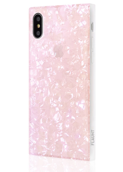 Blush Pearl Square iPhone Case #iPhone X / iPhone XS