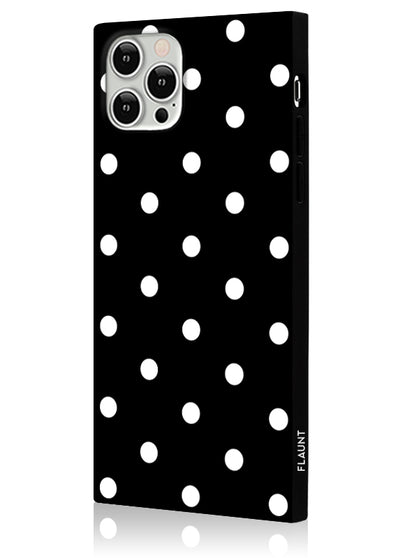 Polka Dot Square iPhone Case #iPhone 12 / iPhone 12 Pro