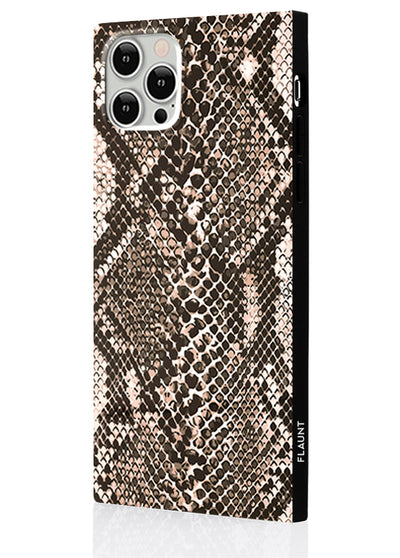 Python Square Phone Case #iPhone 12 Pro Max