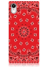 ["Red", "Bandana", "Square", "iPhone", "Case", "#iPhone", "XR"]