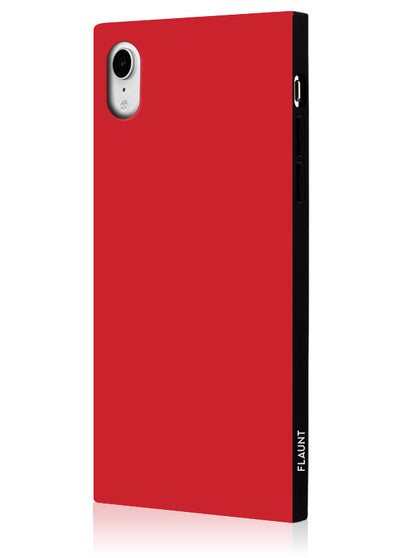 Red Square iPhone Case #iPhone XR