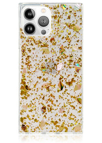 ["Shell", "and", "Gold", "Flake", "Square", "iPhone", "Case", "#iPhone", "13", "Pro"]