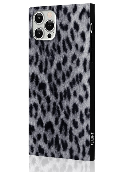 Snow Leopard Square Phone Case #iPhone 12 / iPhone 12 Pro