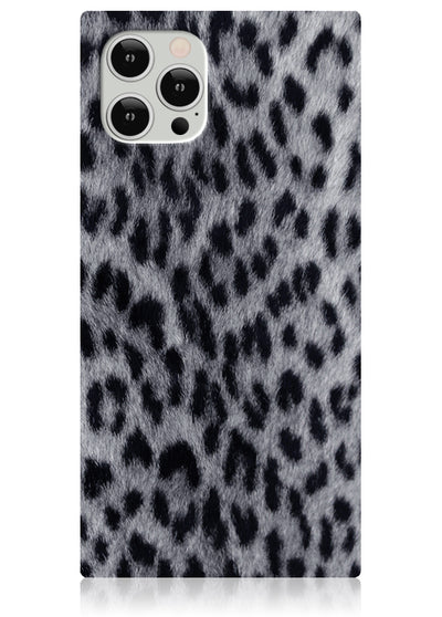 Snow Leopard Square iPhone Case #iPhone 12 / iPhone 12 Pro