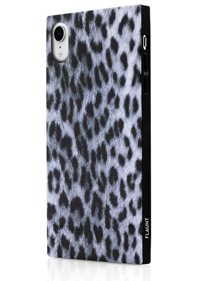 Snow Leopard Square Phone Case #iPhone XR