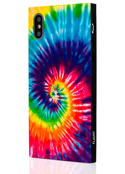 Tie Dye Square Phone Case #iPhone X / iPhone XS