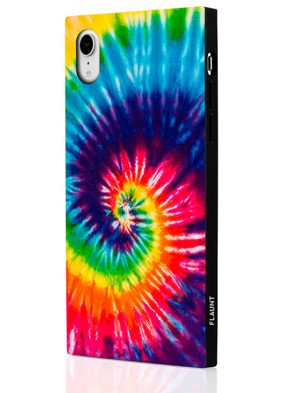 Tie Dye Square Phone Case #iPhone XR