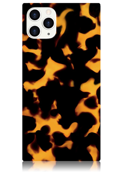 Tortoise Shell Square iPhone Case #iPhone 11 Pro