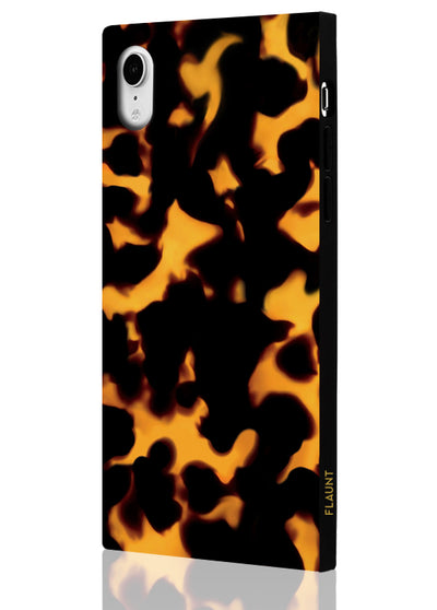 Tortoise Shell Square iPhone Case #iPhone XR