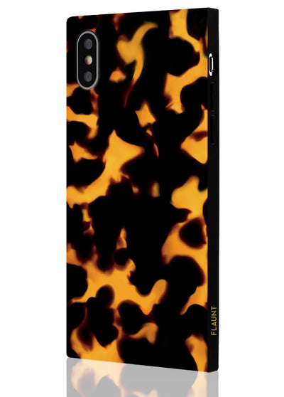 Tortoise Shell Square iPhone Case #iPhone X / iPhone XS