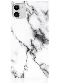 ["White", "Marble", "Square", "iPhone", "Case", "#iPhone", "11"]