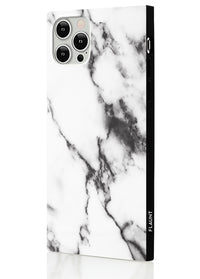 ["White", "Marble", "Square", "Phone", "Case", "#iPhone", "12", "/", "iPhone", "12", "Pro"]