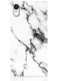 ["White", "Marble", "Square", "iPhone", "Case", "#iPhone", "XR"]