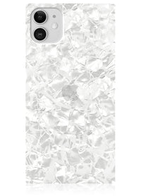 ["White", "Pearl", "Square", "iPhone", "Case", "#iPhone", "11"]