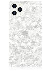 ["White", "Pearl", "Square", "iPhone", "Case", "#iPhone", "11", "Pro", "Max"]
