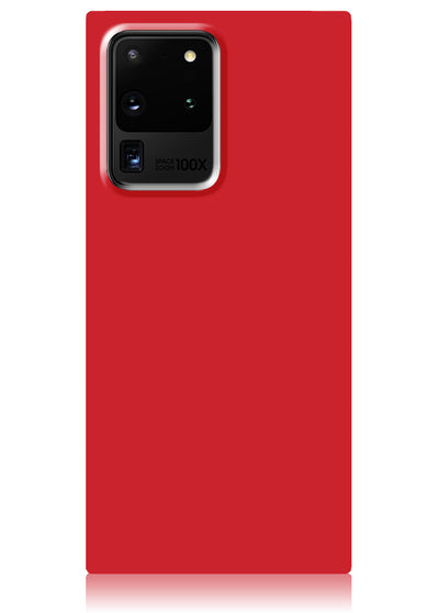 Red Square Samsung Galaxy Case #Galaxy S20 Ultra