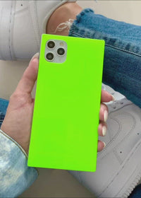 ["Neon", "Green", "SQUARE", "iPhone", "Case"]